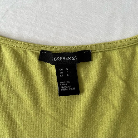 Forever 21 Green Hook & Eye Corset Top - Picture 3 of 3